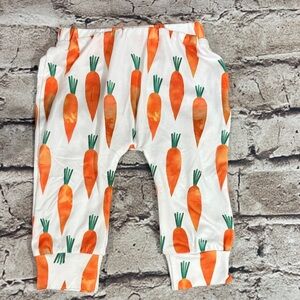 Carrot Print Baby Pants